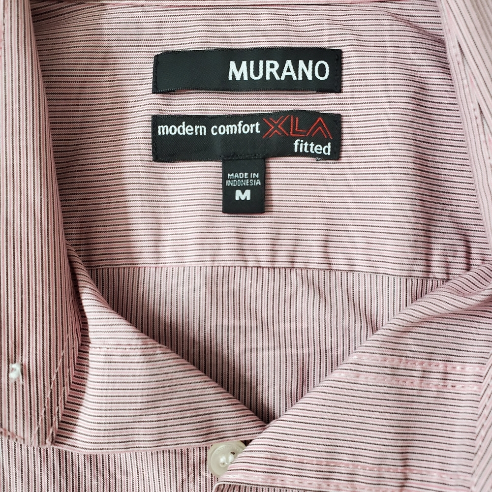 Murano Size M Fitted Dress Shirt - Picture 3 of 6